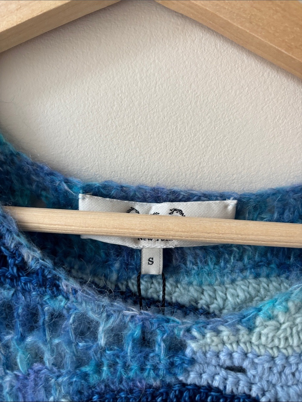 Sea New York Otto Hand Crochet Tank Top Blue Small - Picture 6 of 10